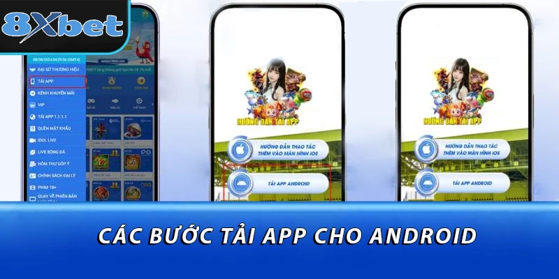 Các bước tải app cho Android